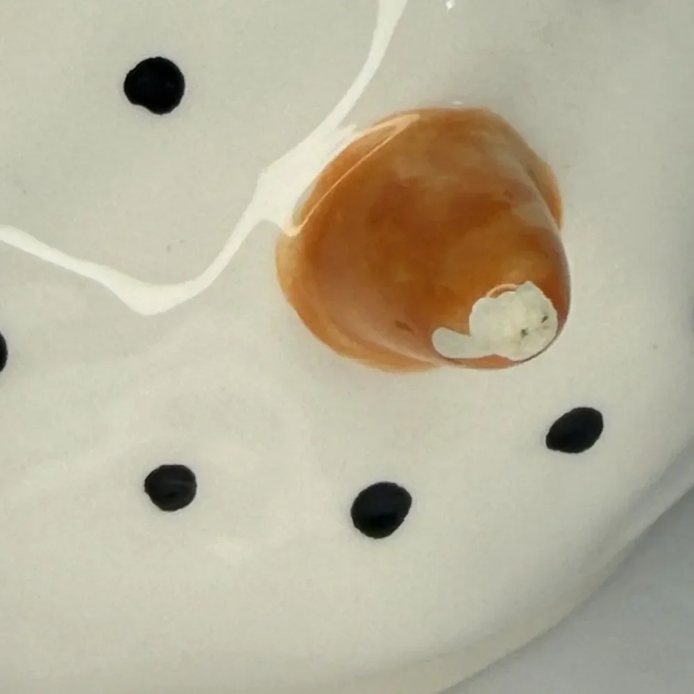 Vintage Sakura Debbie Mumm Snowman Cookie Jar Christmas Hand Painted 12